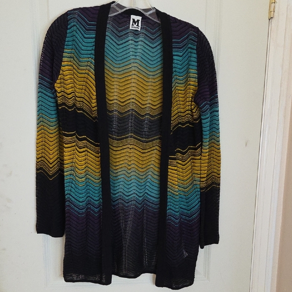 Missoni Multicolor Chevron Cardigan - Picture 1 of 3